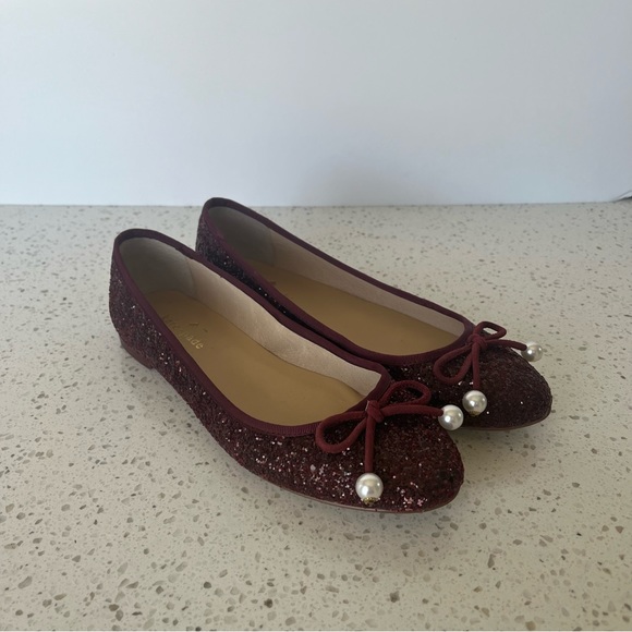 Kate Spade - Cherry red glitter ballet flats - Picture 2 of 11